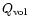 $Q_{\rm vol}$