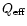 $Q_{\rm eff}$