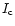 $I_{\rm c}$