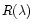 $R(\lambda)$