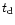 $t_{\rm d}$