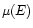 $\mu(E)$